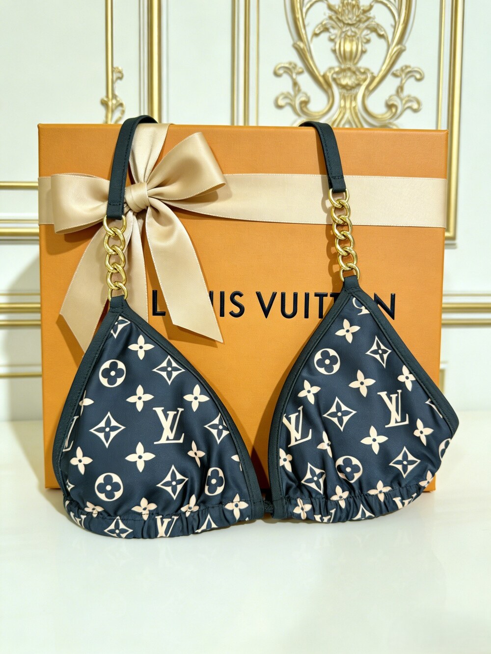 Louis Vuitton Triangle Bikini Set - Picture 2 of 6